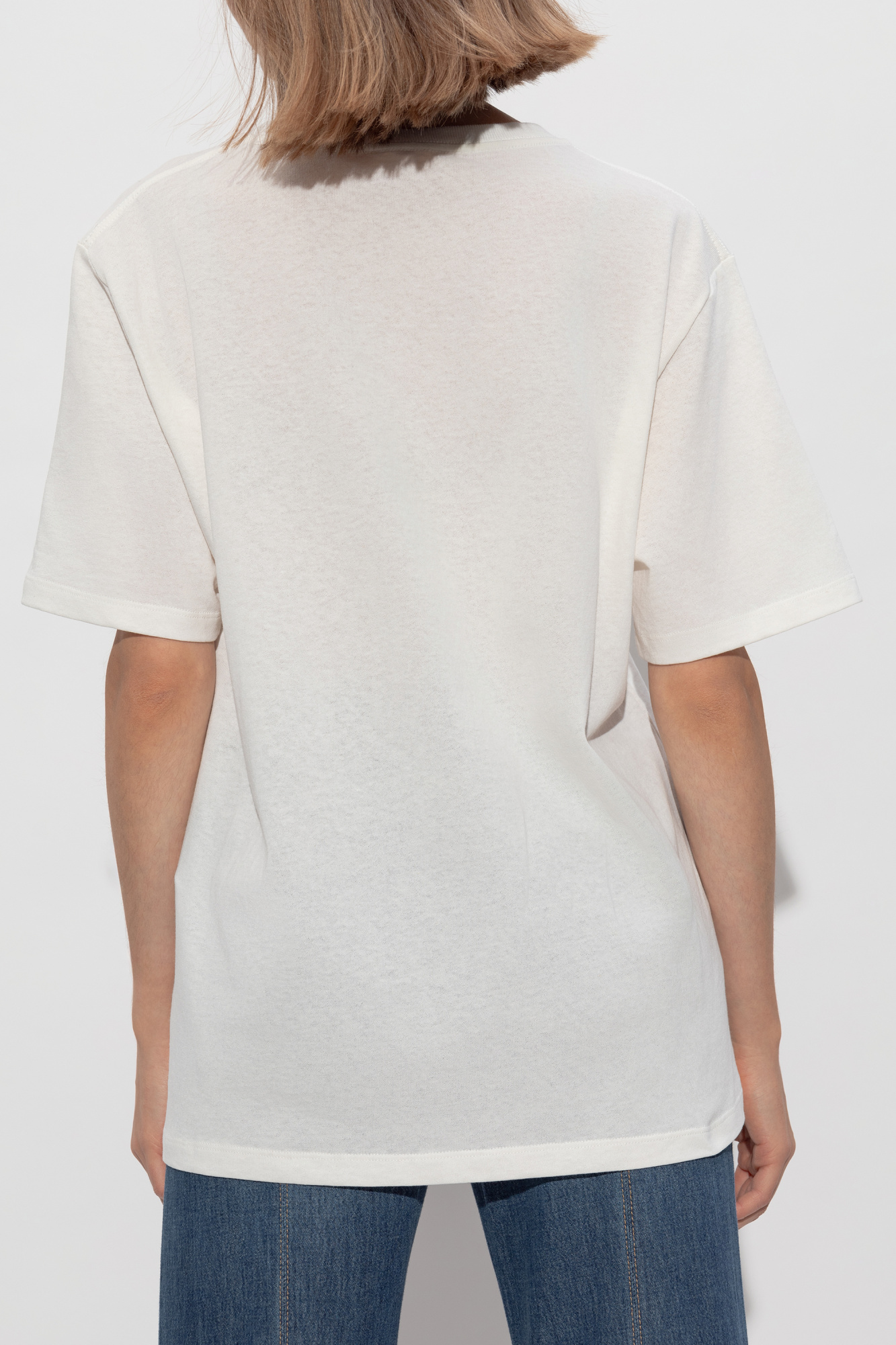 Cream Printed T-shirt Chloé - Vitkac Italy